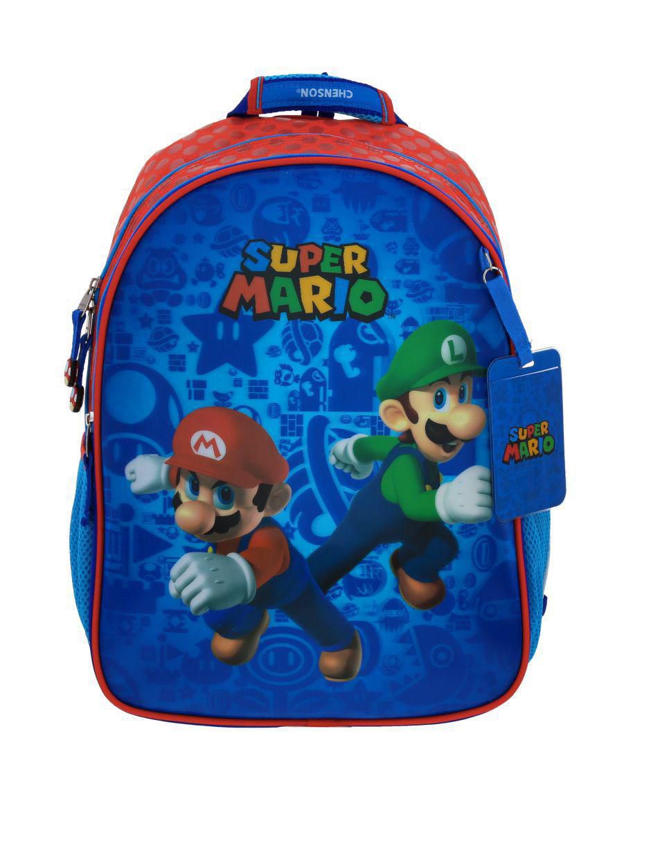 Mochila escolar Super Mario para niño