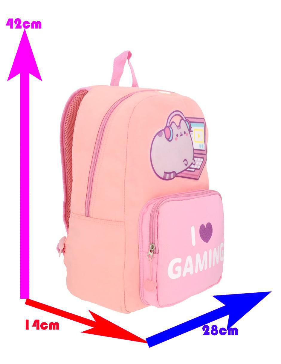 Mochila escolar Pusheen Gaming para niña 9