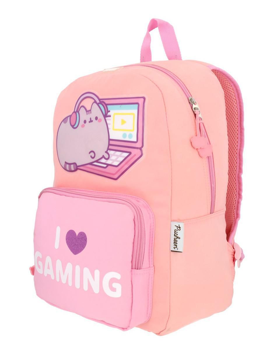 Mochila escolar Pusheen Gaming para niña 8