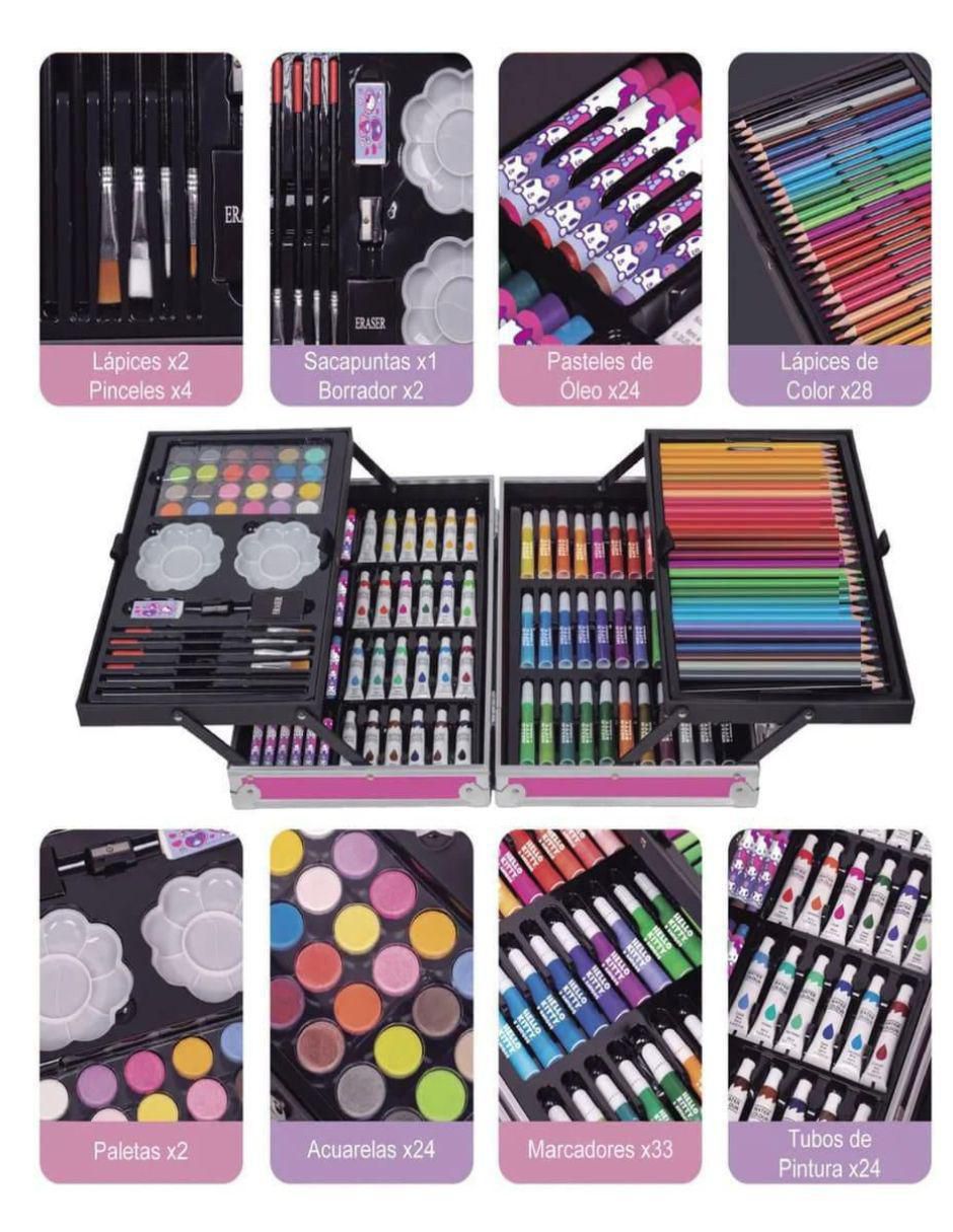 Set crayón 145 piezas 3