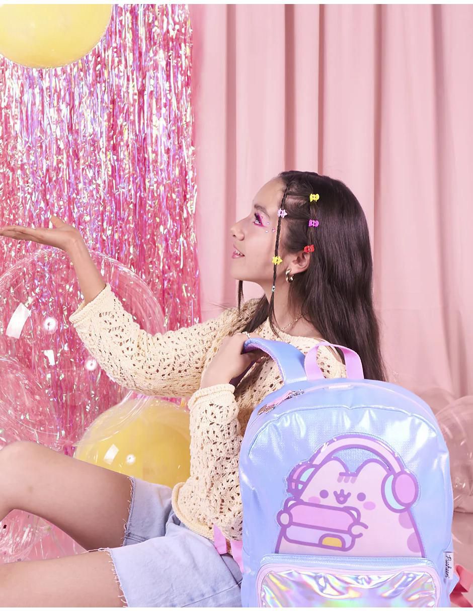 Mochila escolar Pusheen Gaming para niña 3
