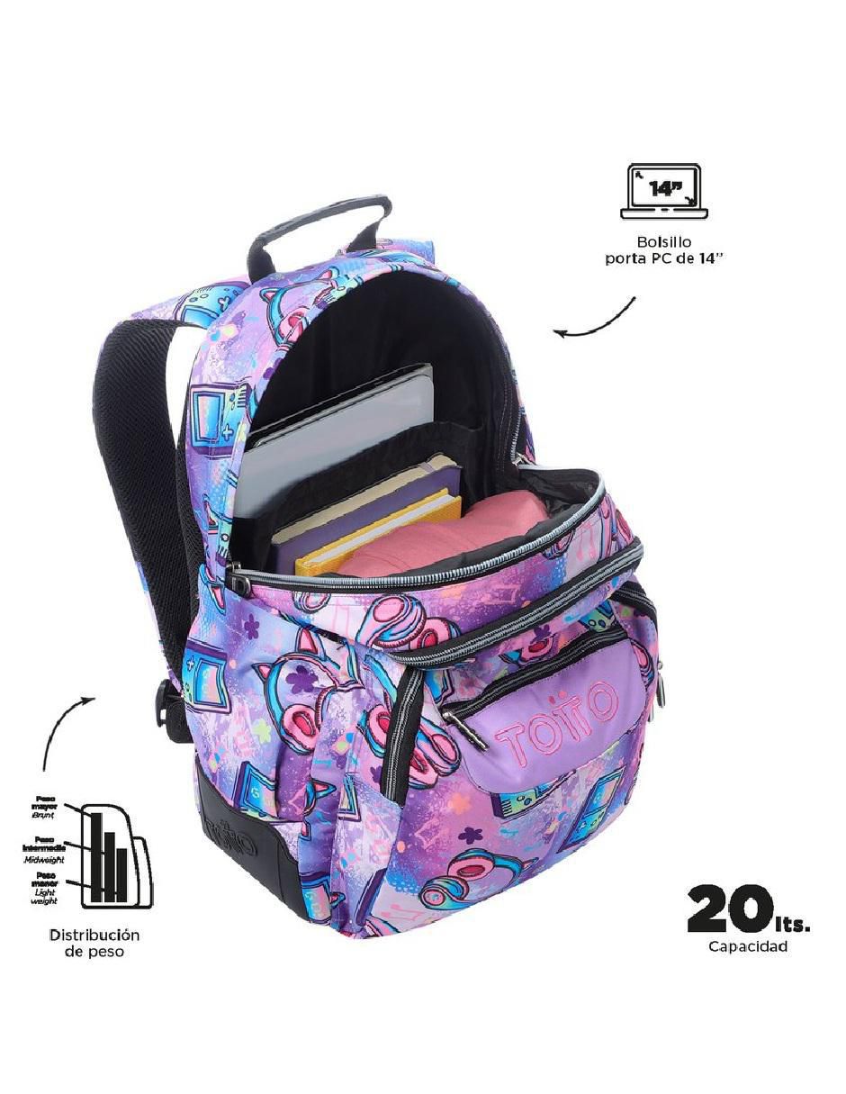 Mochila con portalaptop Rayol para niña 4
