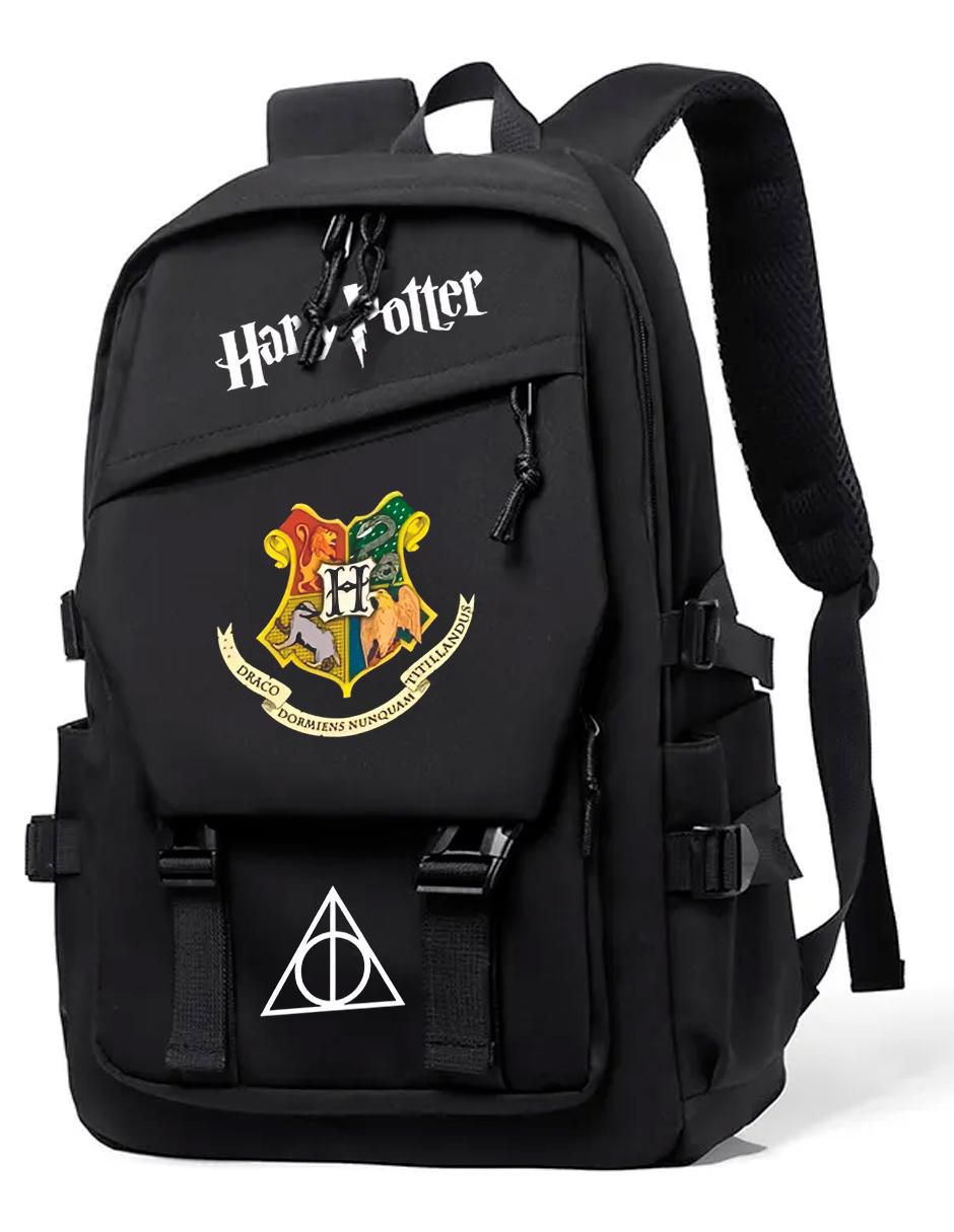 Mochila escolar harry potter hogwarts impermeable unisex 2