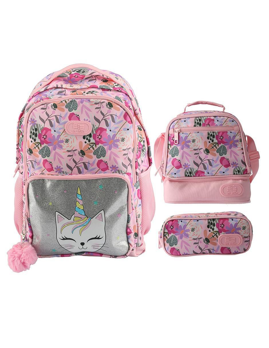 Set mochila escolar Unicornio para niña Set mochila escolar Unicornio para niña