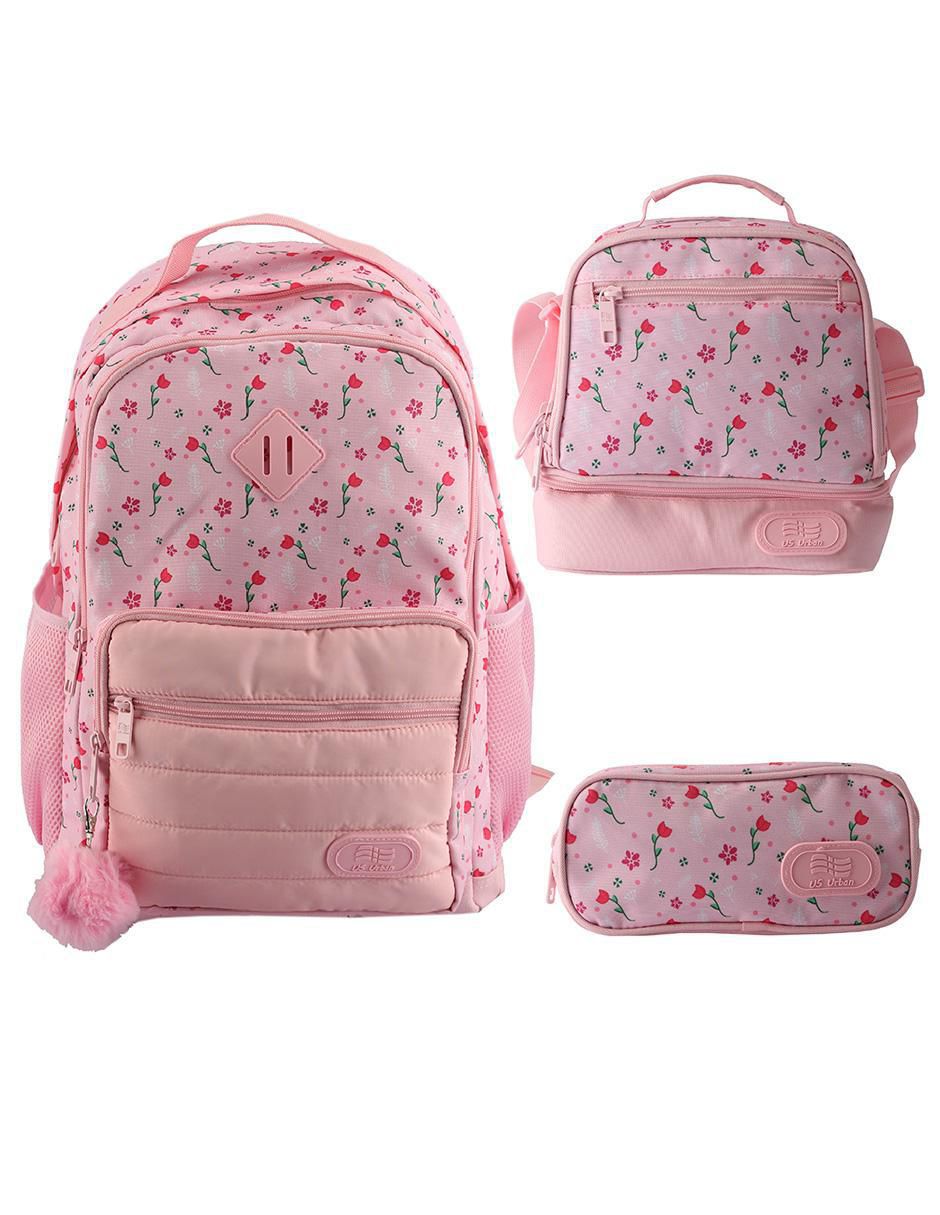 Set mochila escolar para mujer