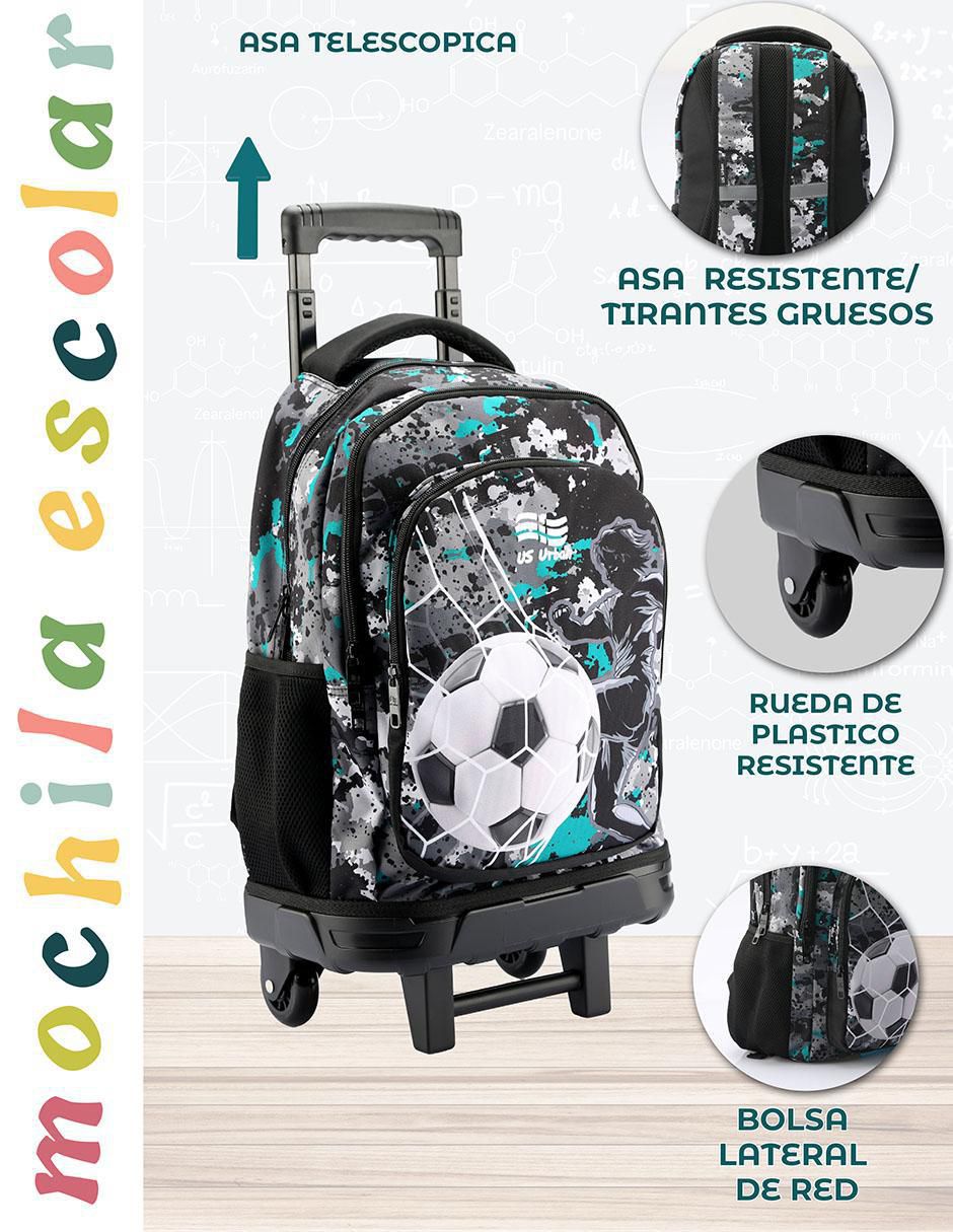 Set mochila escolar Balón de Futbol para niño 4