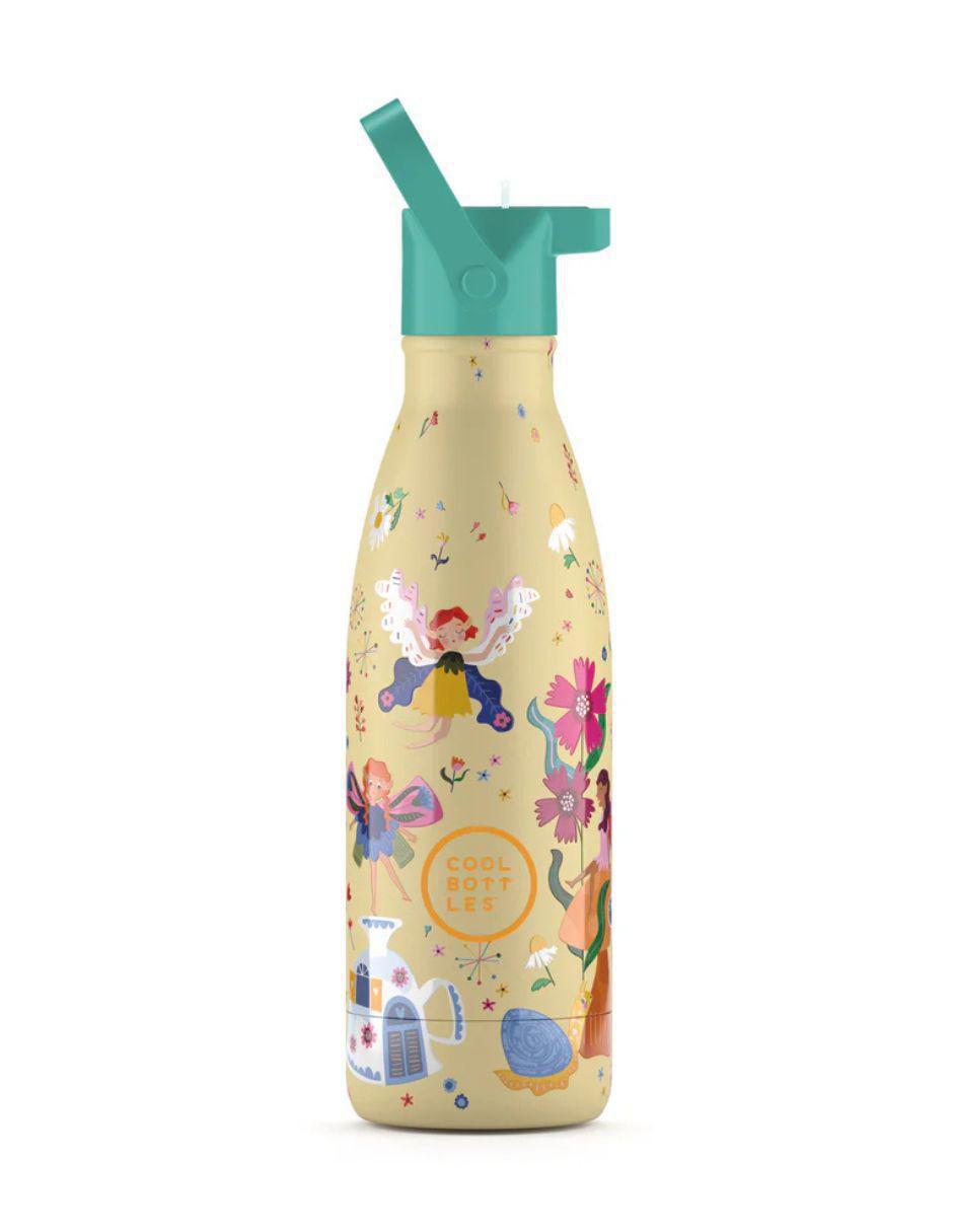 Termo de acero inoxidable Kids Hadas Magicas con tapa rosca 350 ml