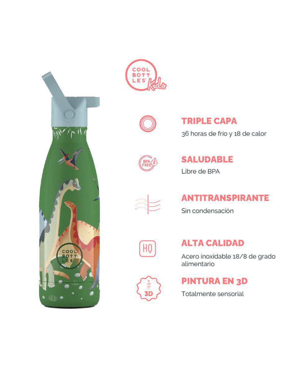 Termo de acero inoxidable Kids con tapa rosca 350 ml 4