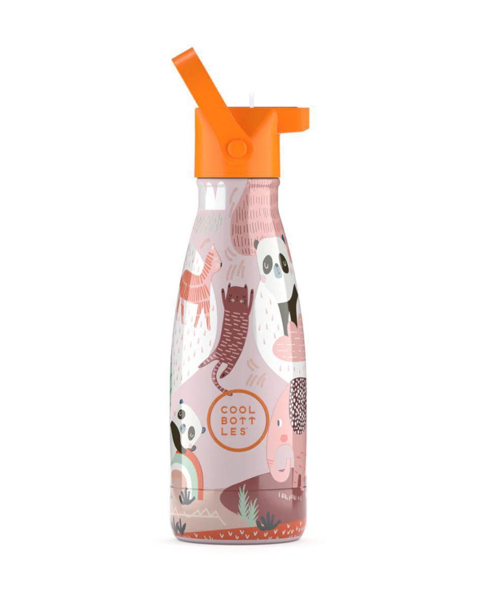 Termo de acero inoxidable Kids Panda Gang con tapa rosca 260 ml