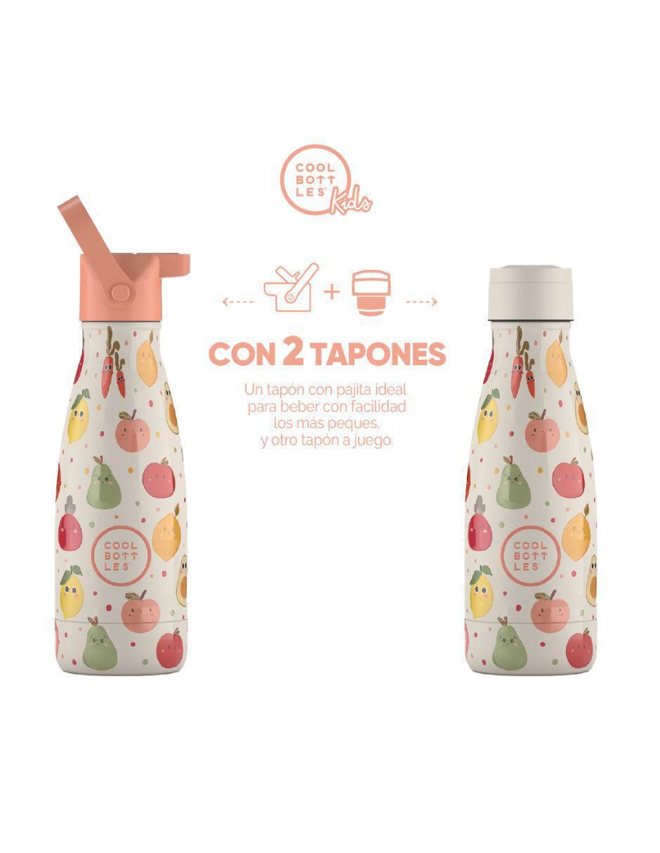 Termo de acero inoxidable Kids fruit salad con tapa rosca 260 ml 2