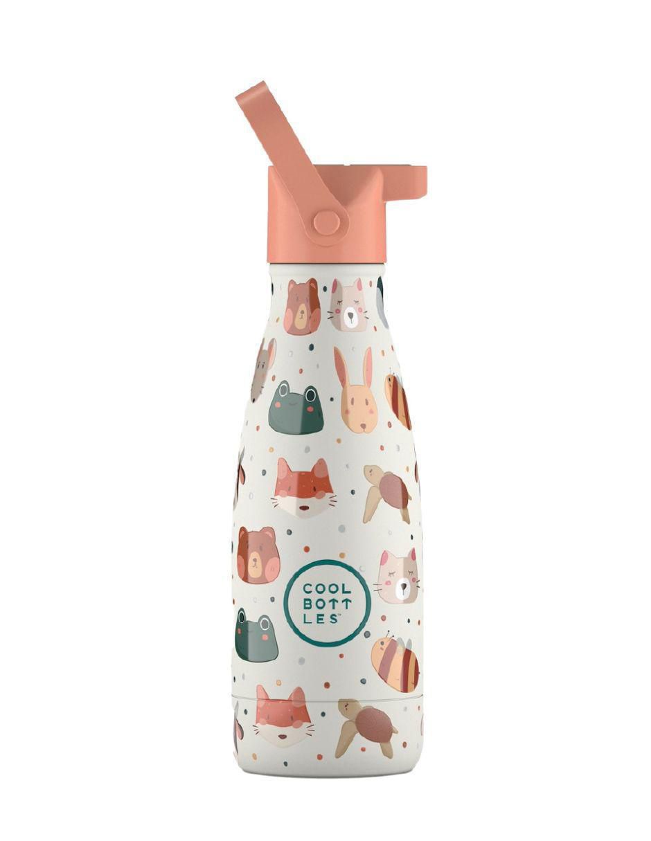 Termo de acero inoxidable Kids pet lover con tapa rosca 260 ml