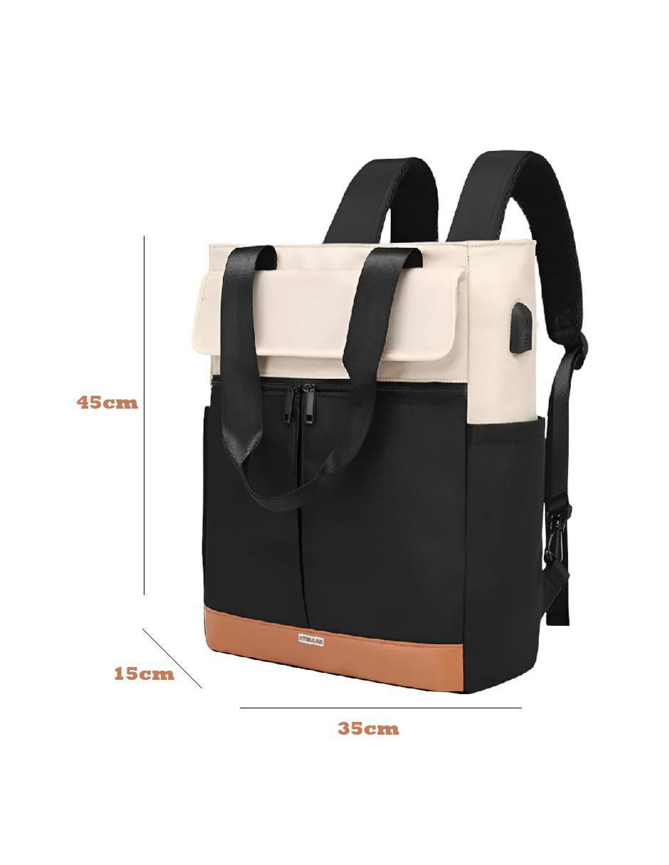 Mochila escolar impermeable unisex 5