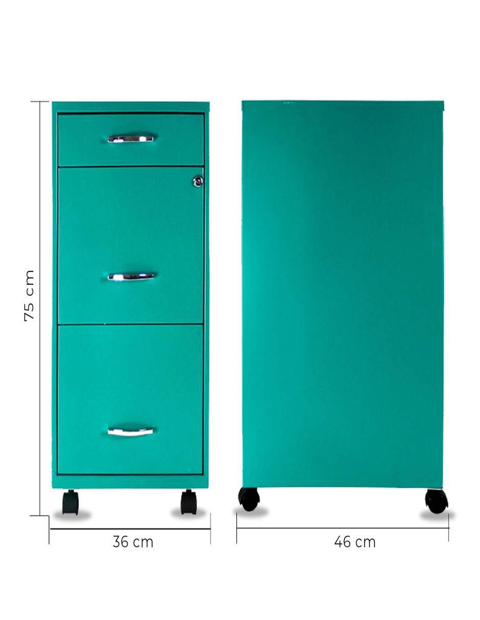 Archivero de metalico ped 2+1 24421 11