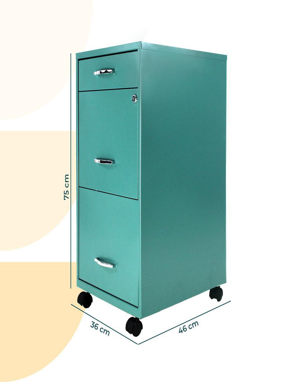 Archivero de metalico ped 2+1 24421 12