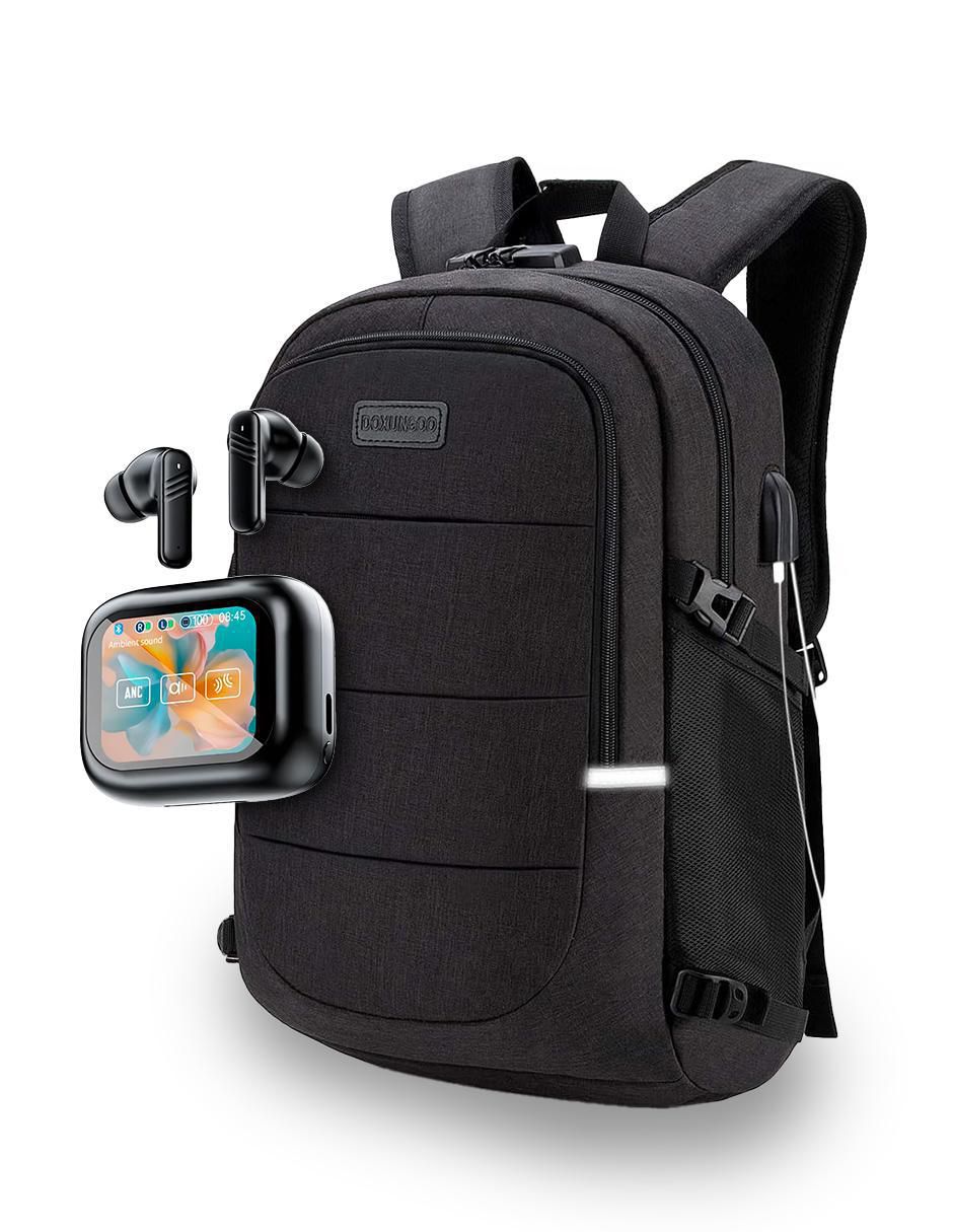 Set mochila antirrobo impermeable para hombre 6