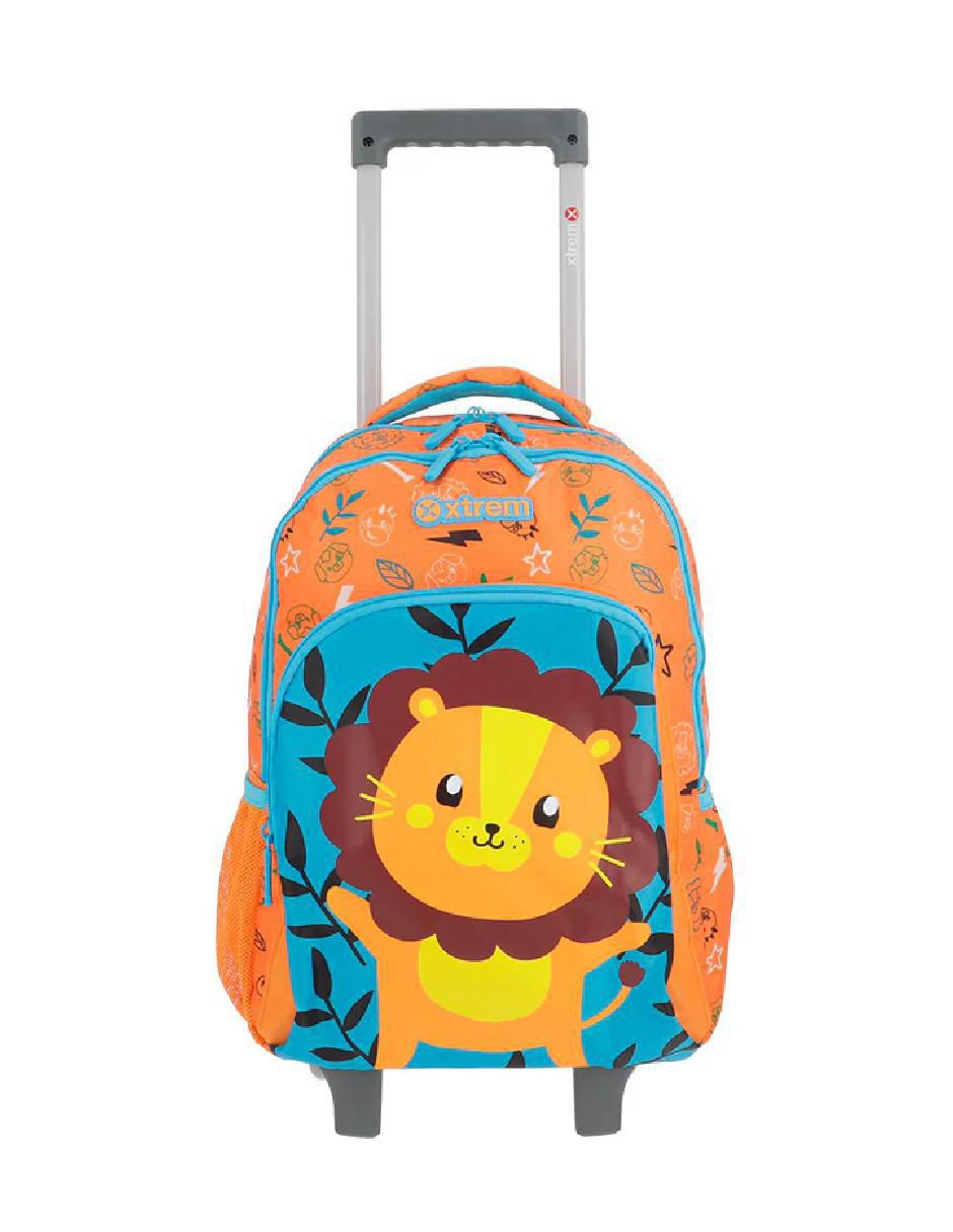 Mochila escolar león Lincoln 4xt unisex infantil