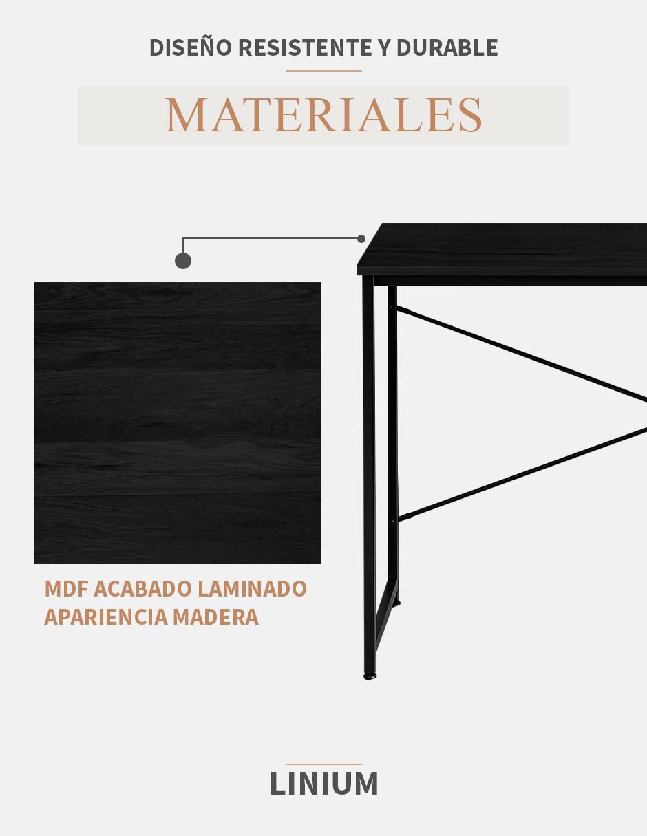 Escritorio sí sin familia linium "de" mdf