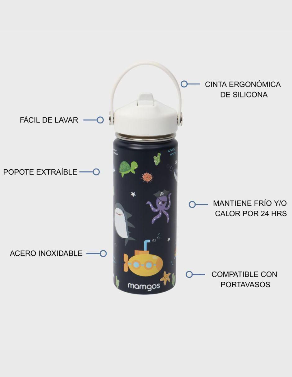 Termo de acero inoxidable con tapa rosca 530 ml 3