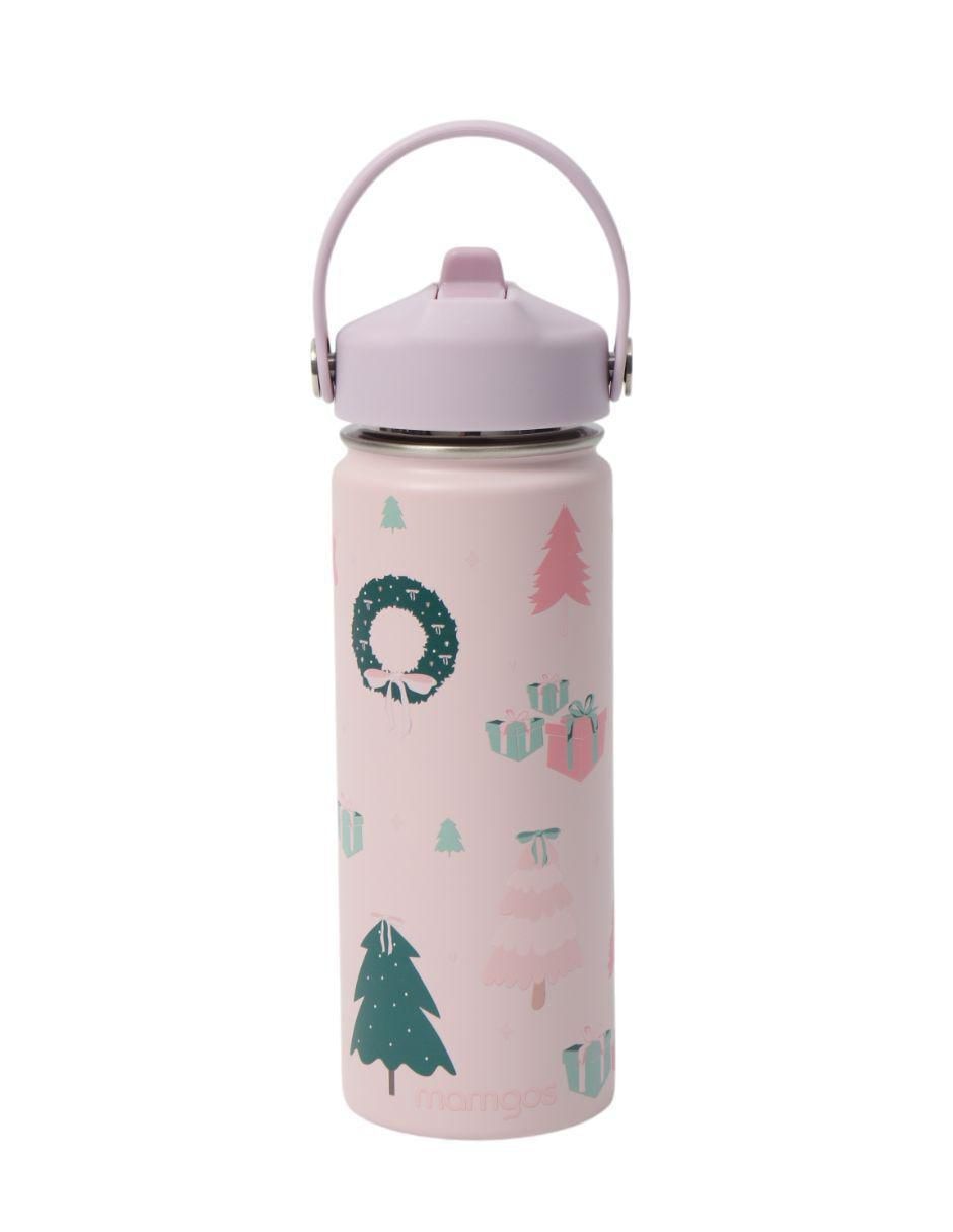 Termo navideño de acero inoxidable con tapa rosca 530 ml Termo navideño de acero inoxidable con tapa rosca 530 ml