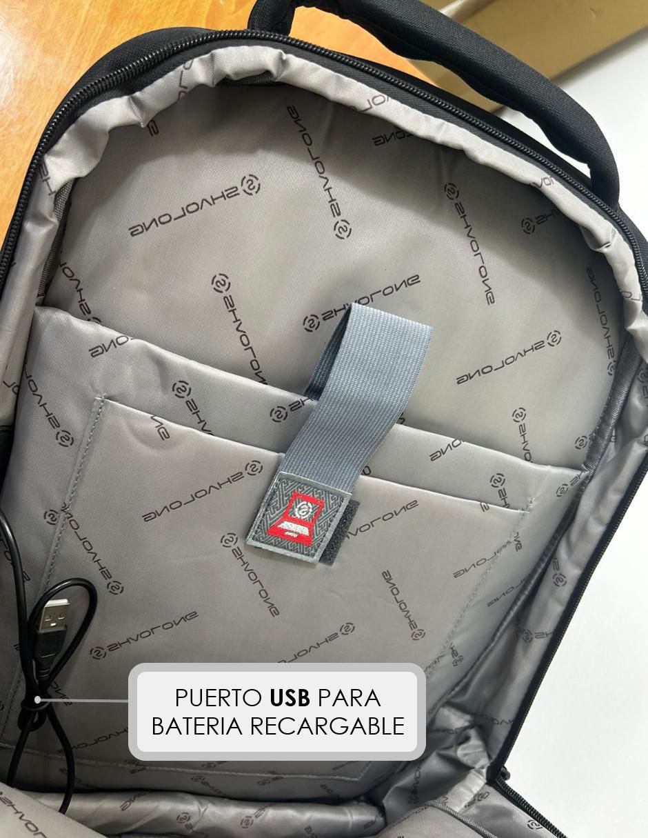 Mochila con portalaptop solo escolar unisex 4
