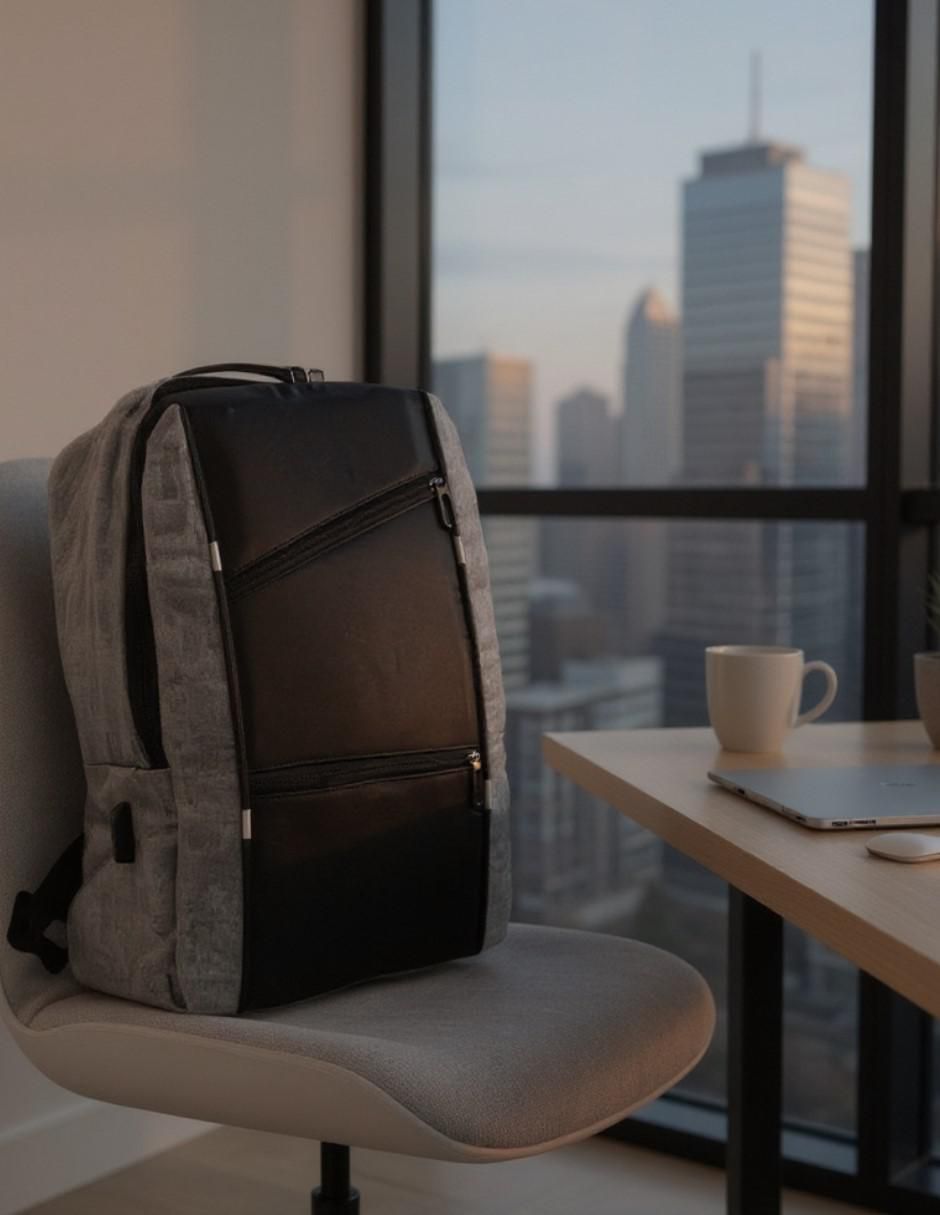 Mochila con portalaptop impermeable unisex 3