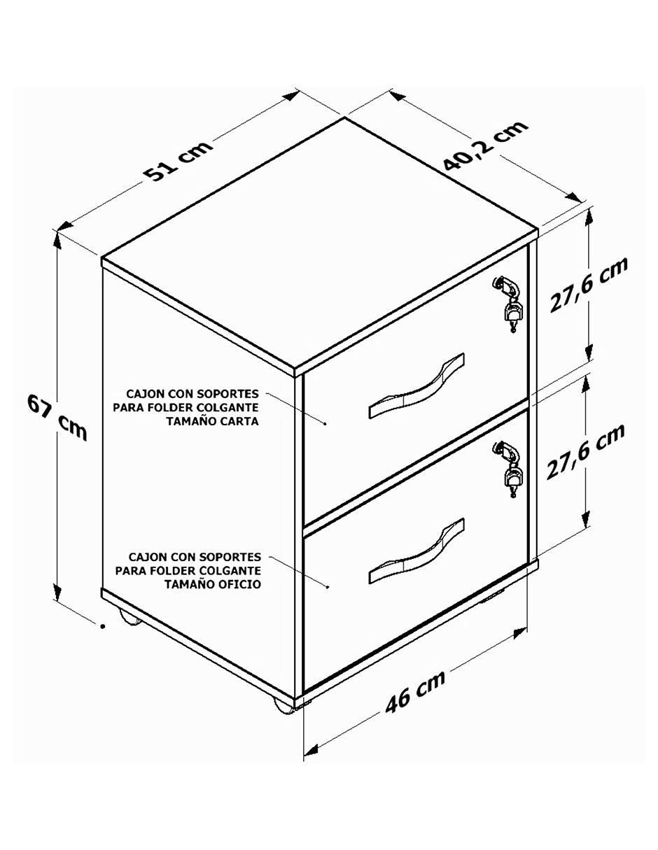 Archivero de mdf modelo lima. 5