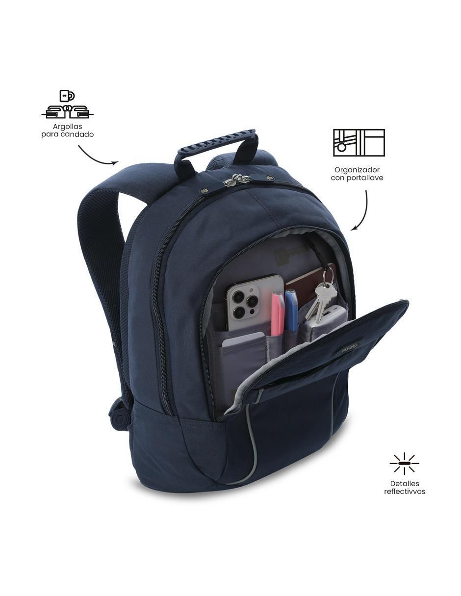 Mochila con portalaptop arvar impermeable unisex 5
