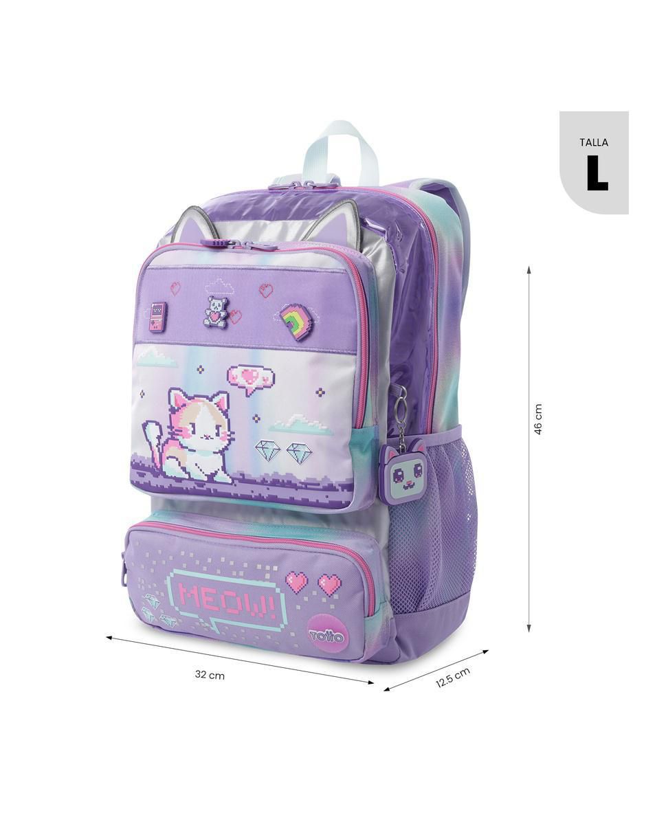 Mochila escolar Andy Cat para niña 6