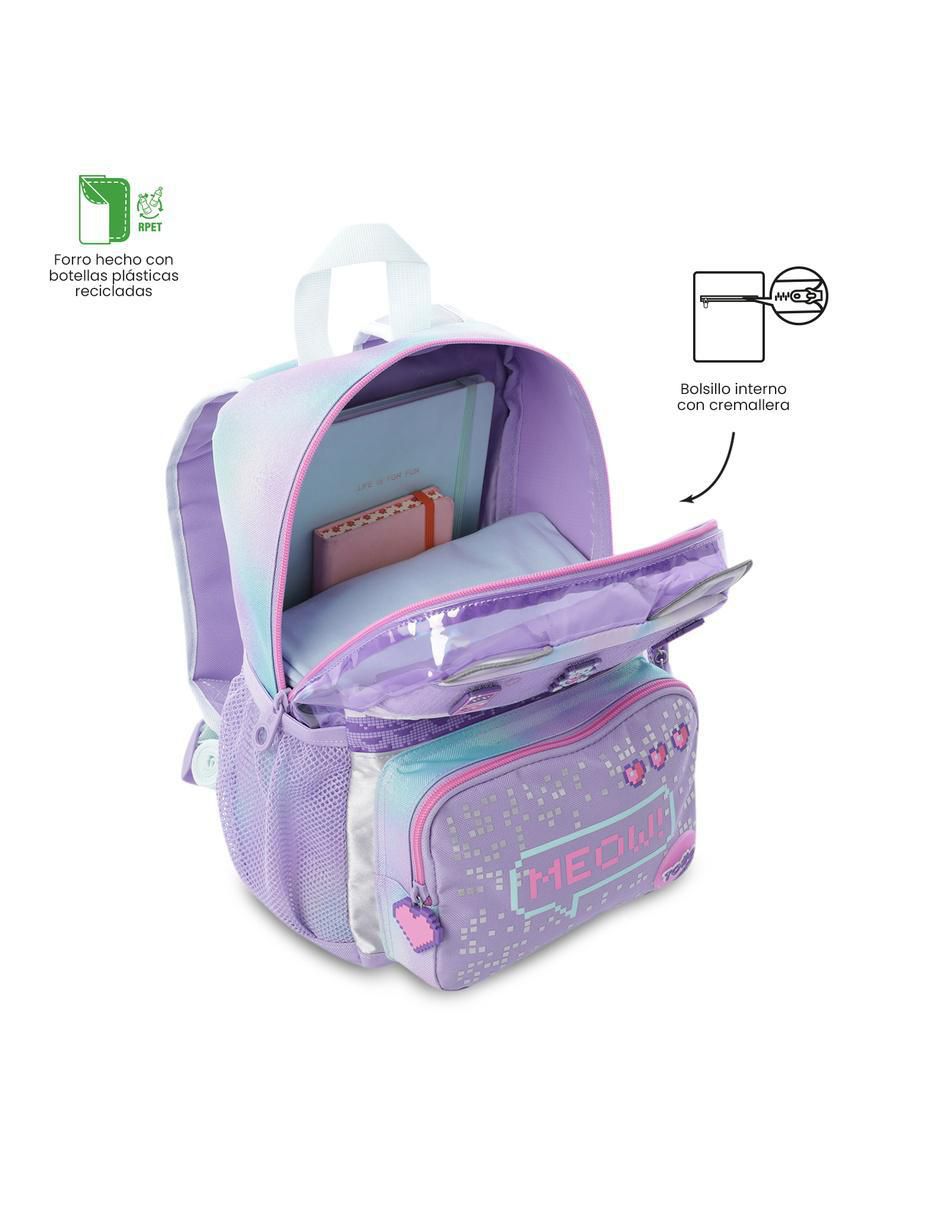 Mochila escolar Andy Cat para niña 4