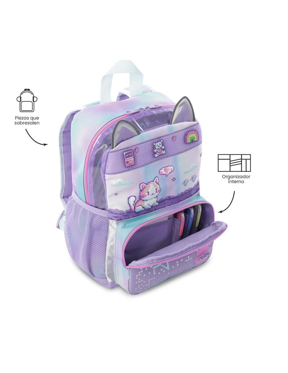 Mochila escolar Andy Cat para niña 5