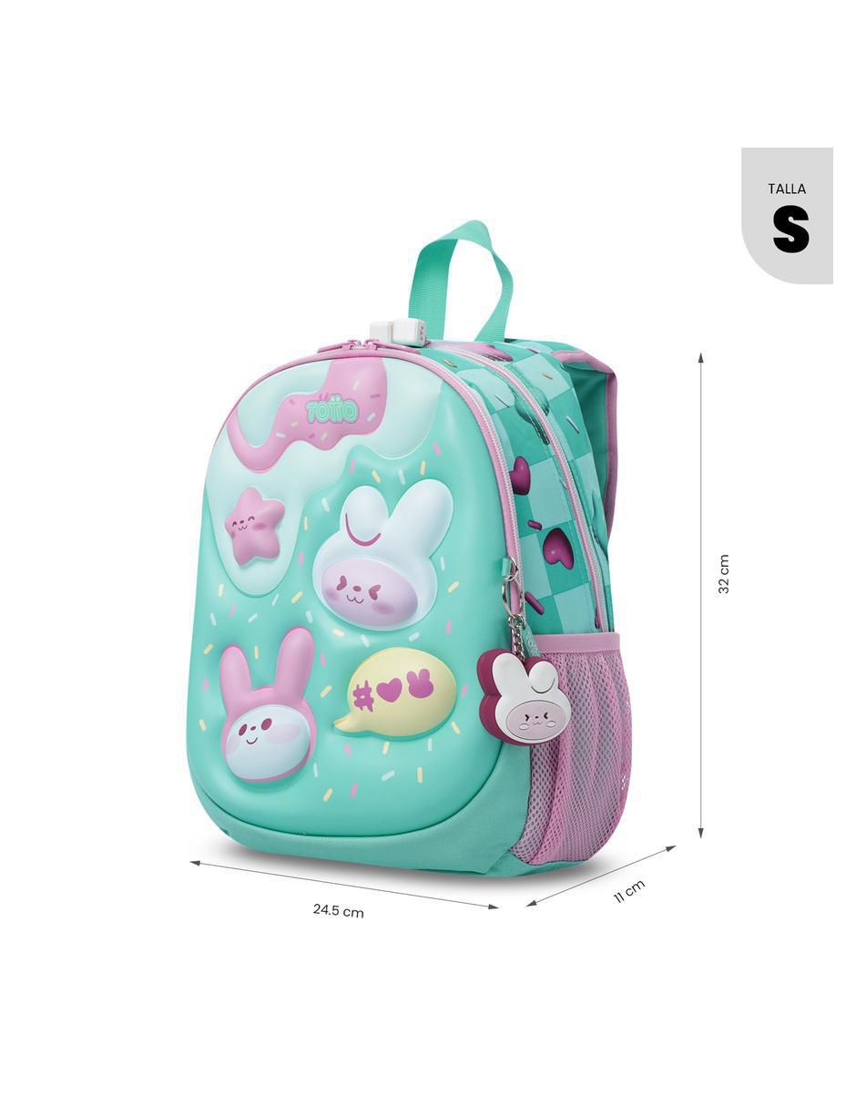 Mochila escolar Bunny pump para niña 6