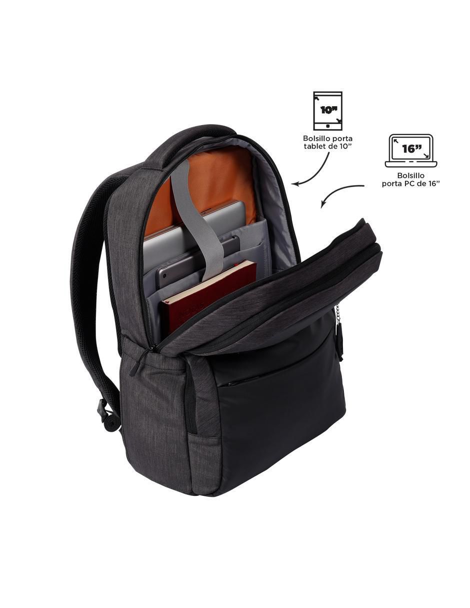 Mochila con portalaptop Dallas impermeable para hombre 4