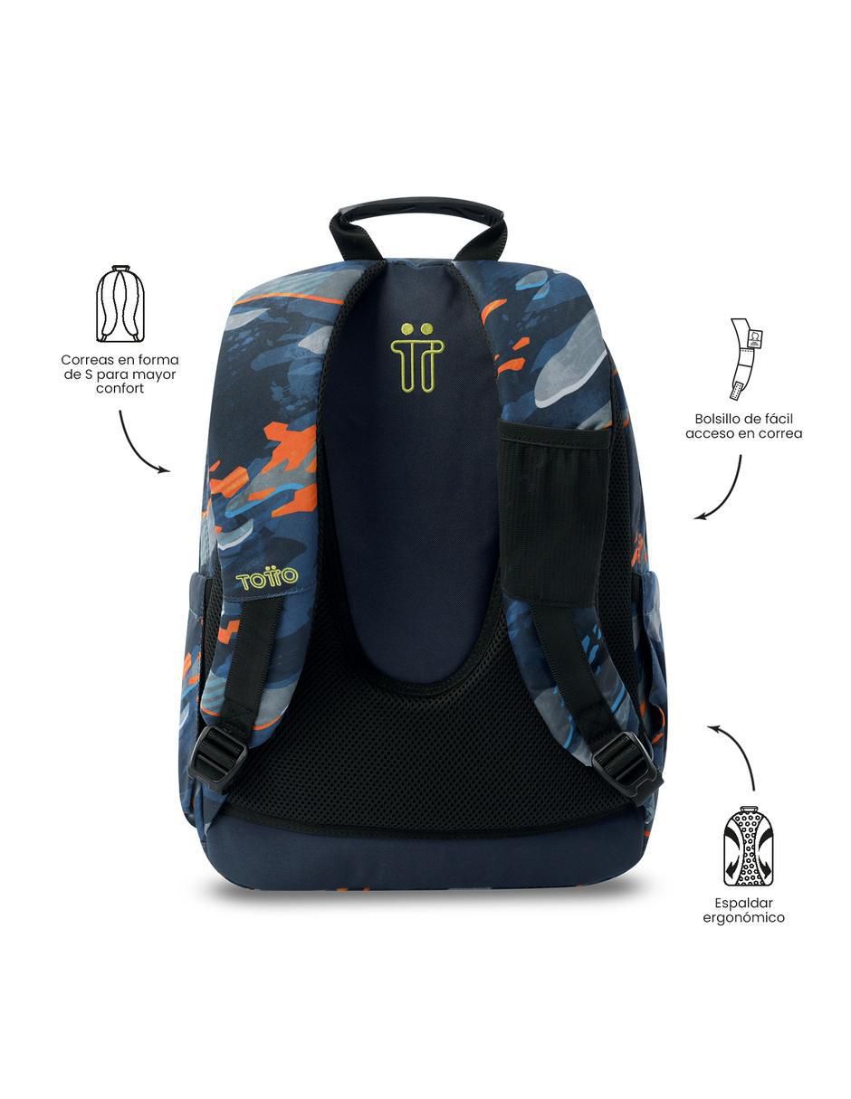 Mochila escolar Acuarela impermeable para niño 3