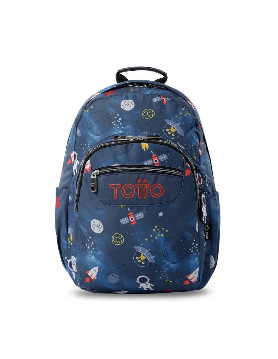 Mochila escolar astronauta acuarela impermeable para niño