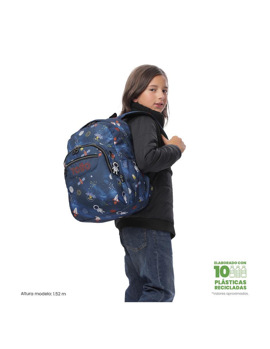 Mochila escolar astronauta acuarela impermeable para niño 2