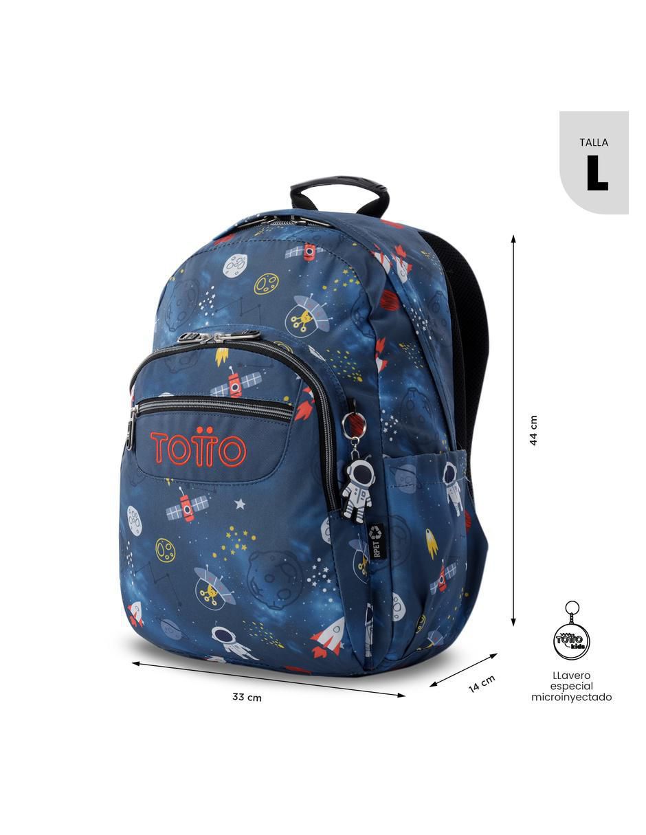 Mochila escolar astronauta acuarela impermeable para niño 6