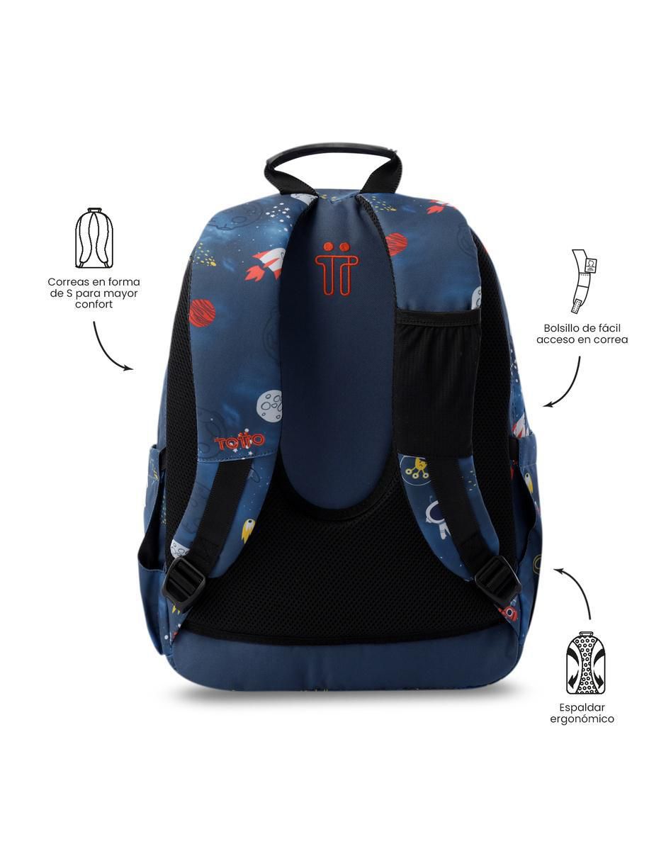 Mochila escolar astronauta acuarela impermeable para niño 3