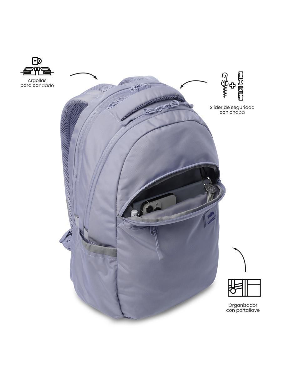 Mochila con portalaptop Indo impermeable para mujer 5