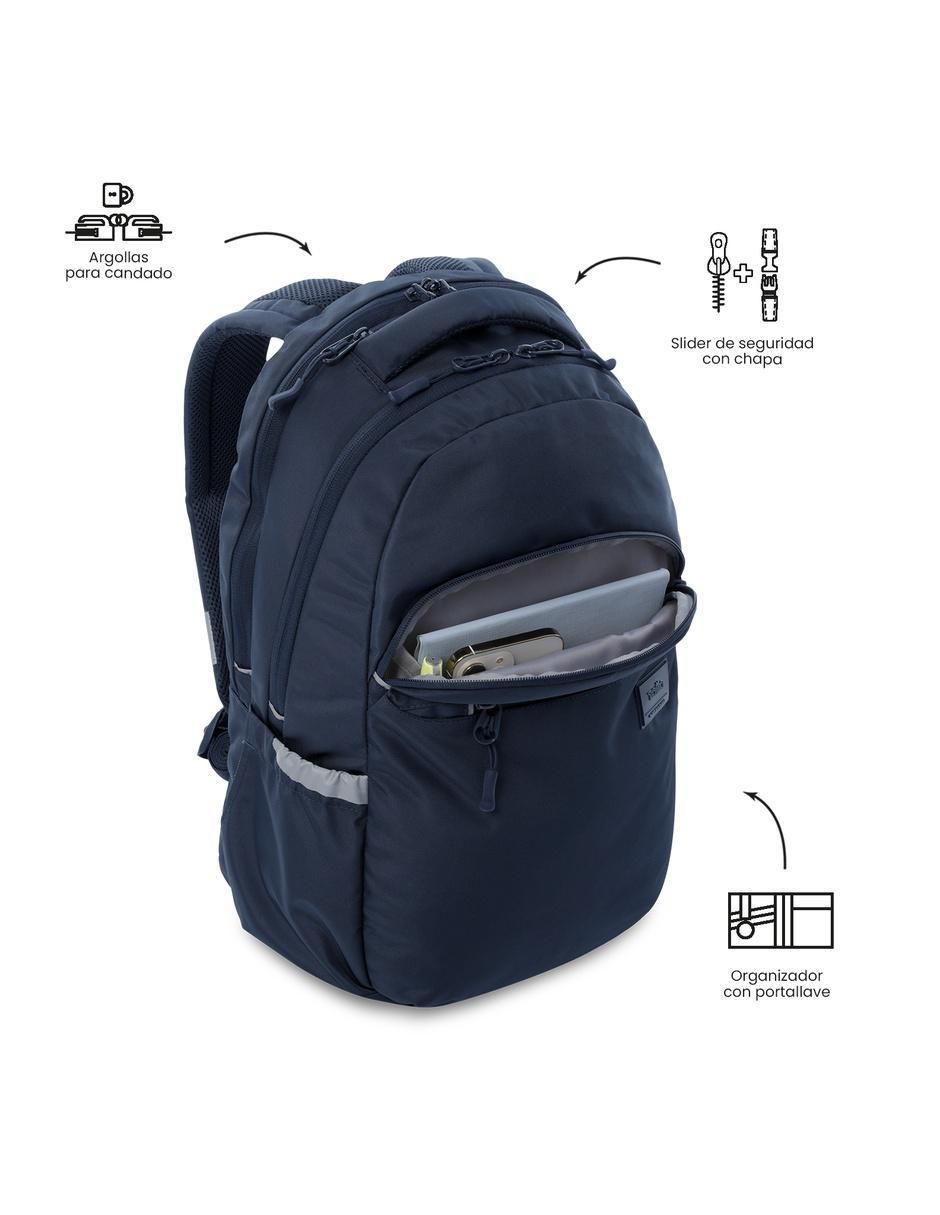 Mochila con portalaptop indo impermeable para unisex 5