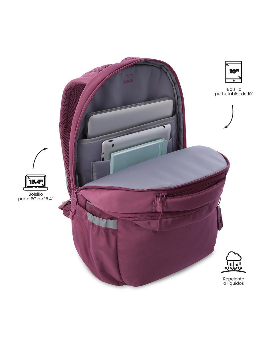 Mochila con portalaptop indo impermeable para mujer 4