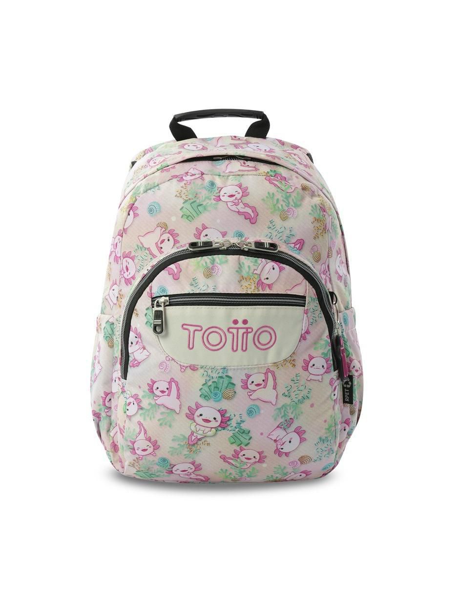 Mochila escolar ajolote gommas impermeable para niña Mochila escolar ajolote gommas impermeable para niña