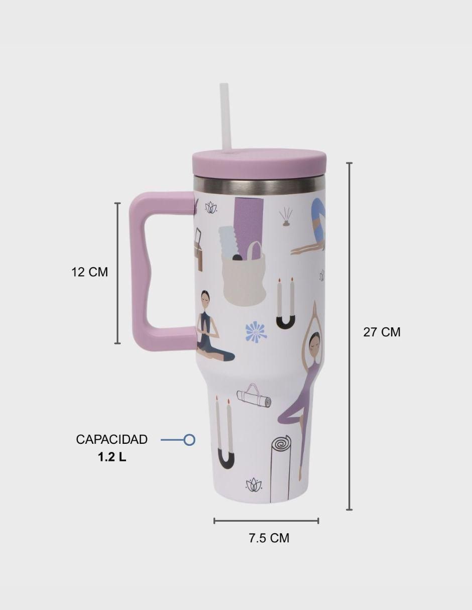 Termo mamgos "de" acero inoxidable adultos "con tapa" rosca 1.2 l
