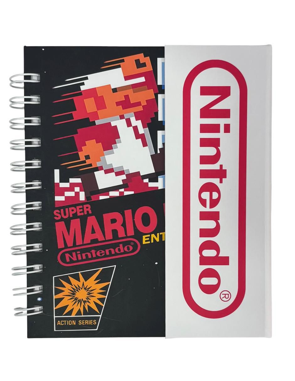 Libreta Nintendo cuadro chico Libreta Nintendo cuadro chico