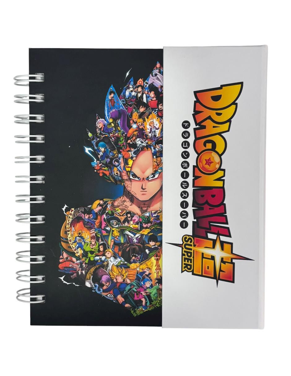 Libreta Dragon Ball Z hoja a rayas