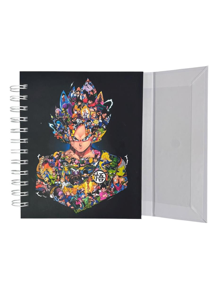 Libreta Dragon Ball Z hoja a rayas 2