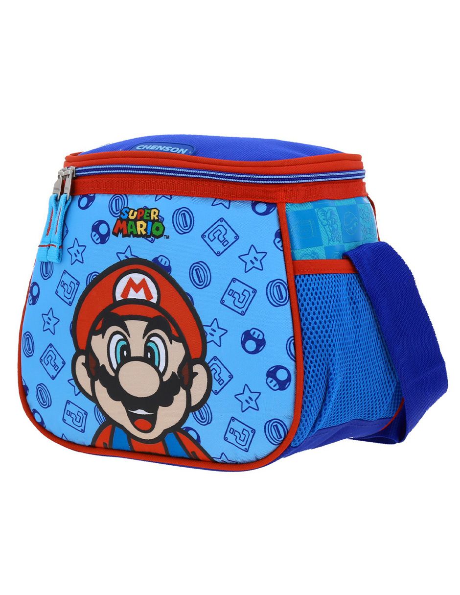 Set mochila escolar Mario Bros Flep para niño 11
