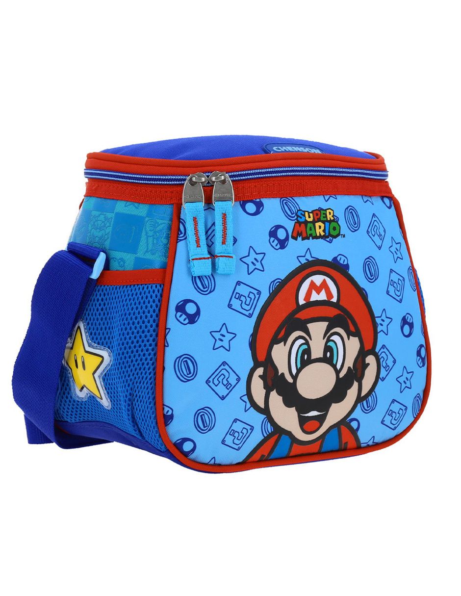 Set mochila escolar Mario Bros Flep para niño 15