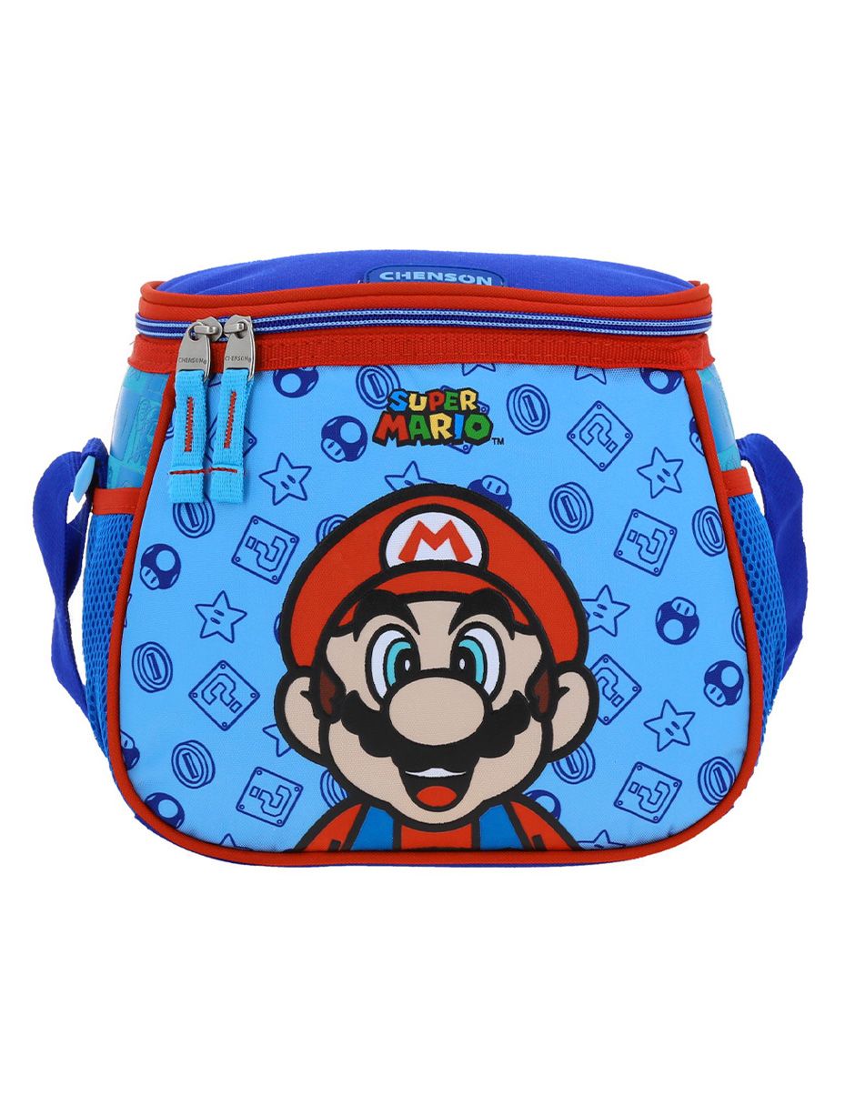 Set mochila escolar Mario Bros Flep para niño 10