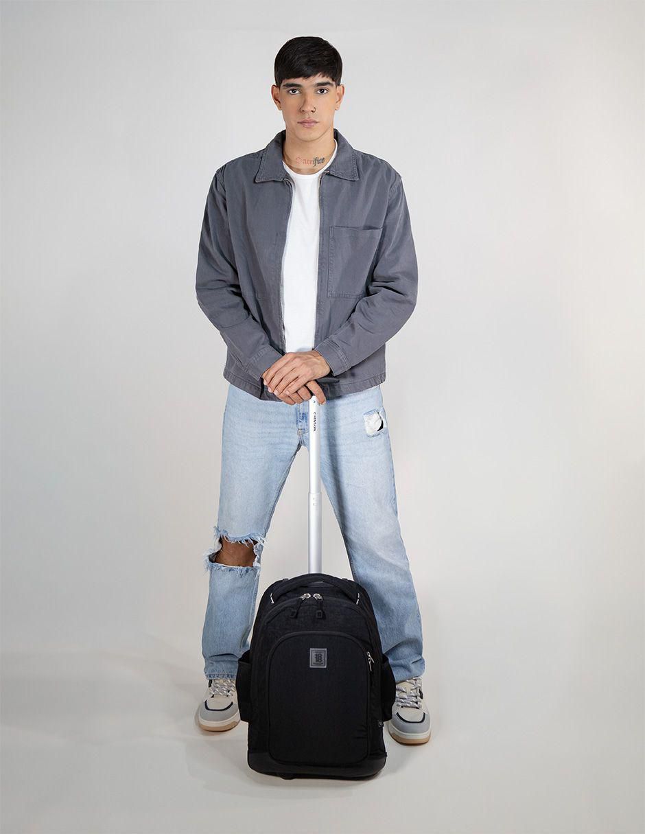 Mochila con ruedas escolar unisex 8