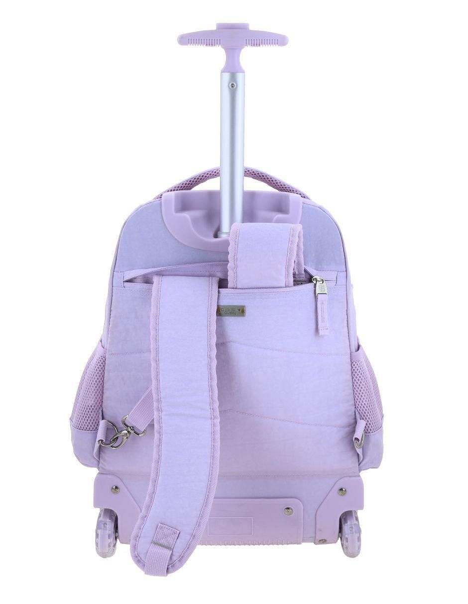 Mochila con ruedas escolar para mujer 4